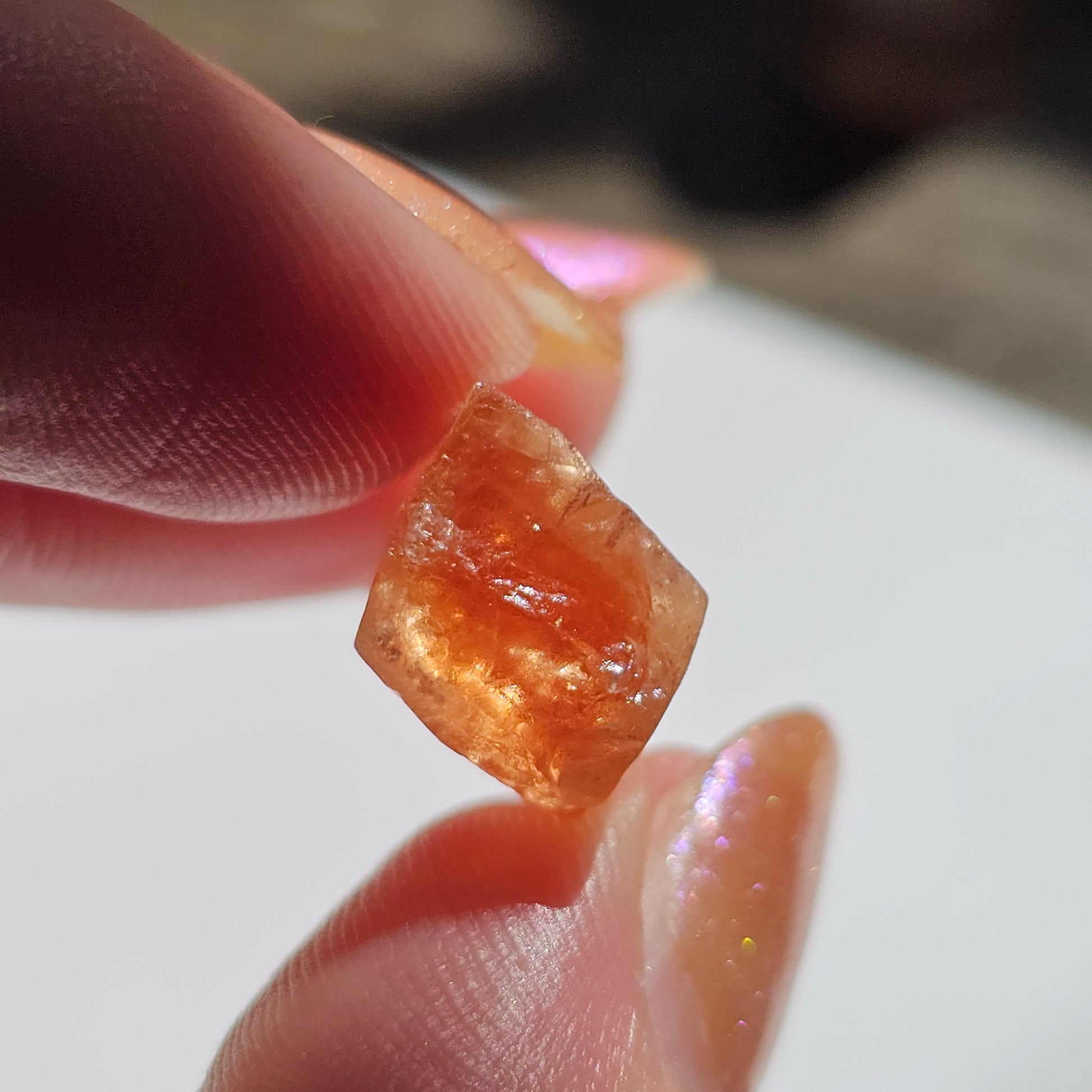 Large Imperial Topaz Gem, Ouro Preto Brazil, 24.4ct, Old Stock