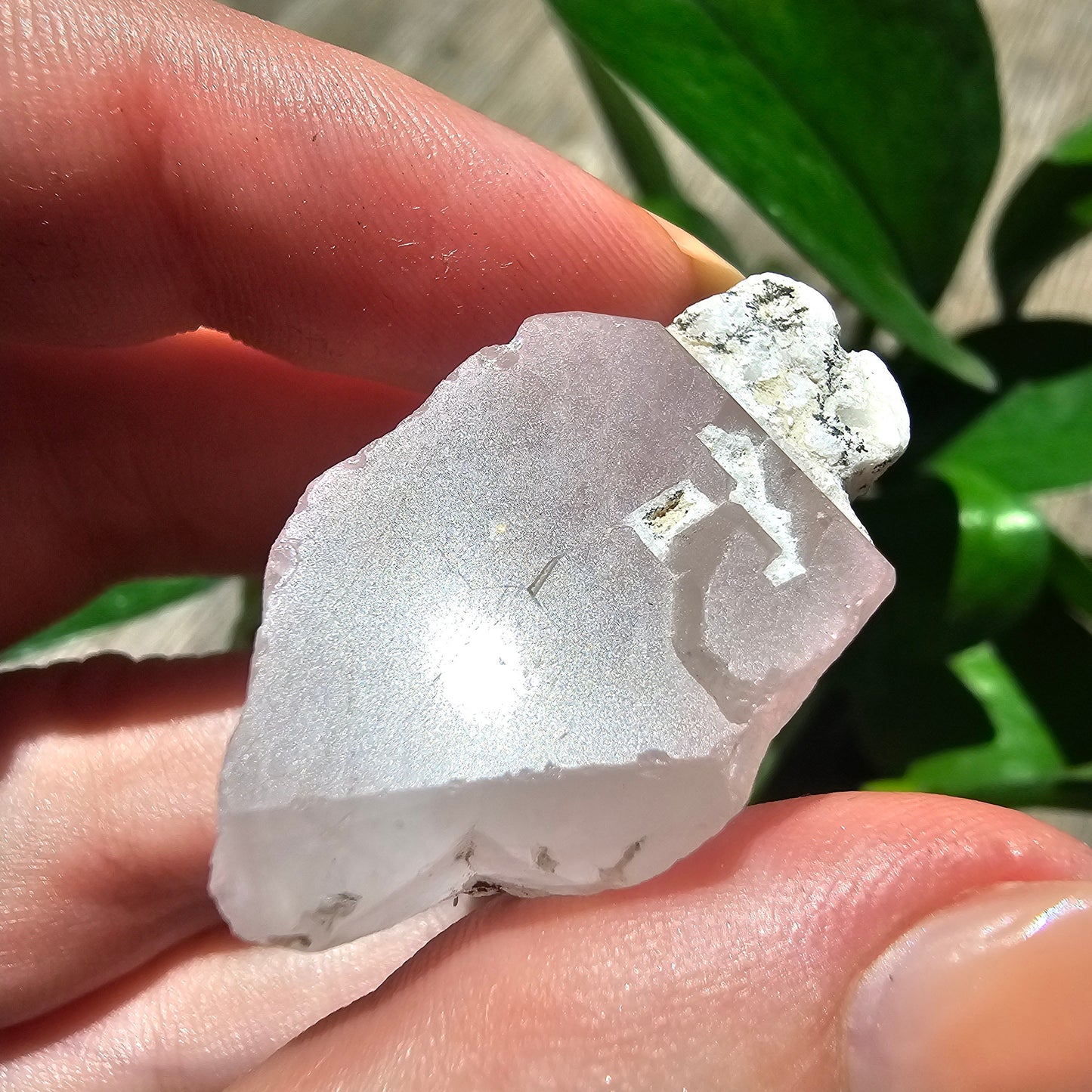 110ct Pink Morganite Crystal, Terminated Pale Pink Beryl, Raw Rare Mineral Specimen, Rough Morganite, Skardu Pakistan, w Quartz Association