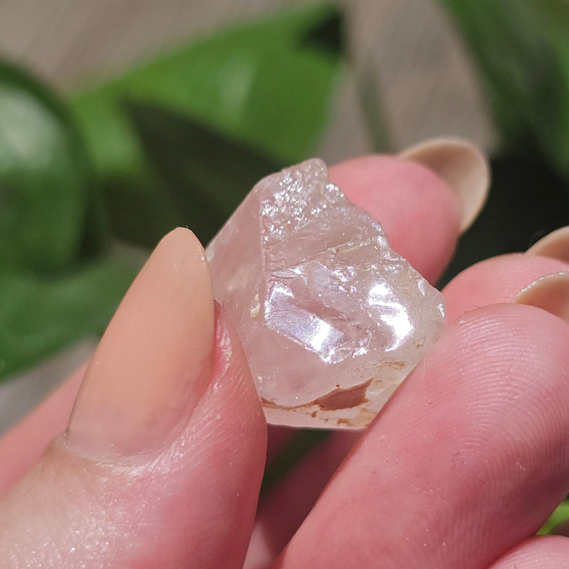 36ct Pink Morganite Crystal, Terminated Pale Pink Beryl, Raw Rare Mineral Specimen, Rough Morganite, Skardu Pakistan, Chunky Pocket Stone