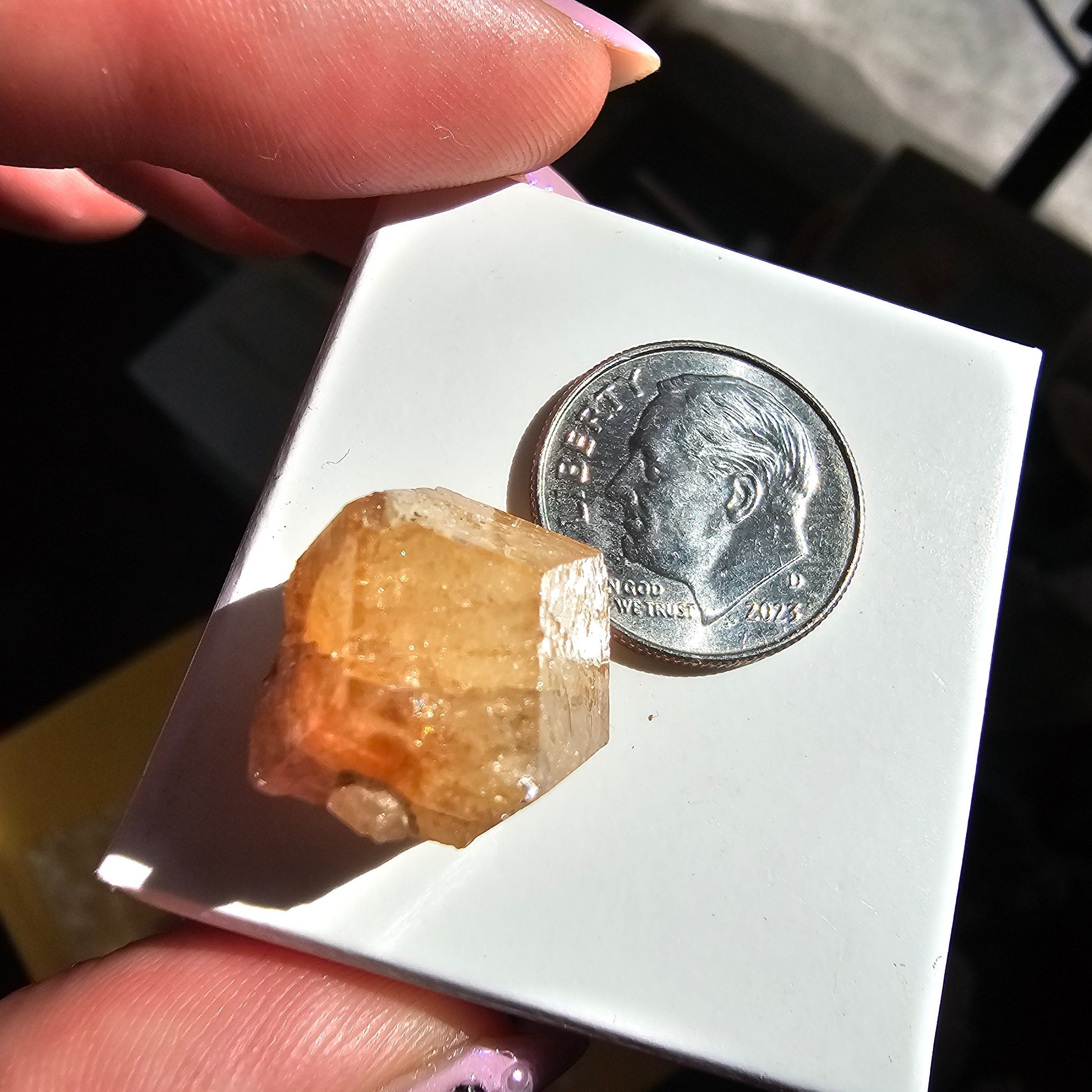 Rare Orange Garnet, 25.7ct Kenyan, Old Stock <100