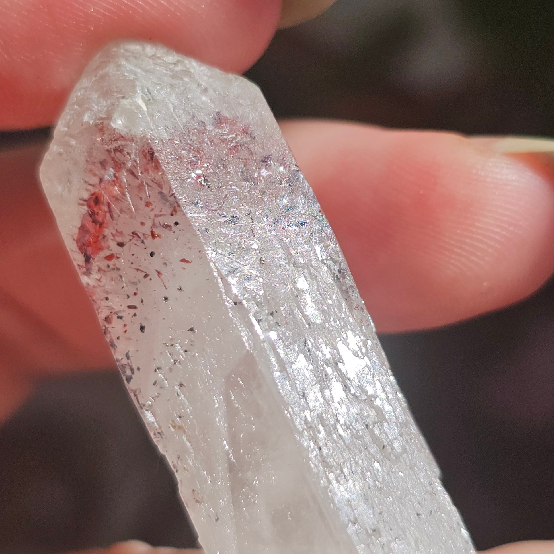 Disco Fire / Orire Quartz, 22g Crystal Point <100