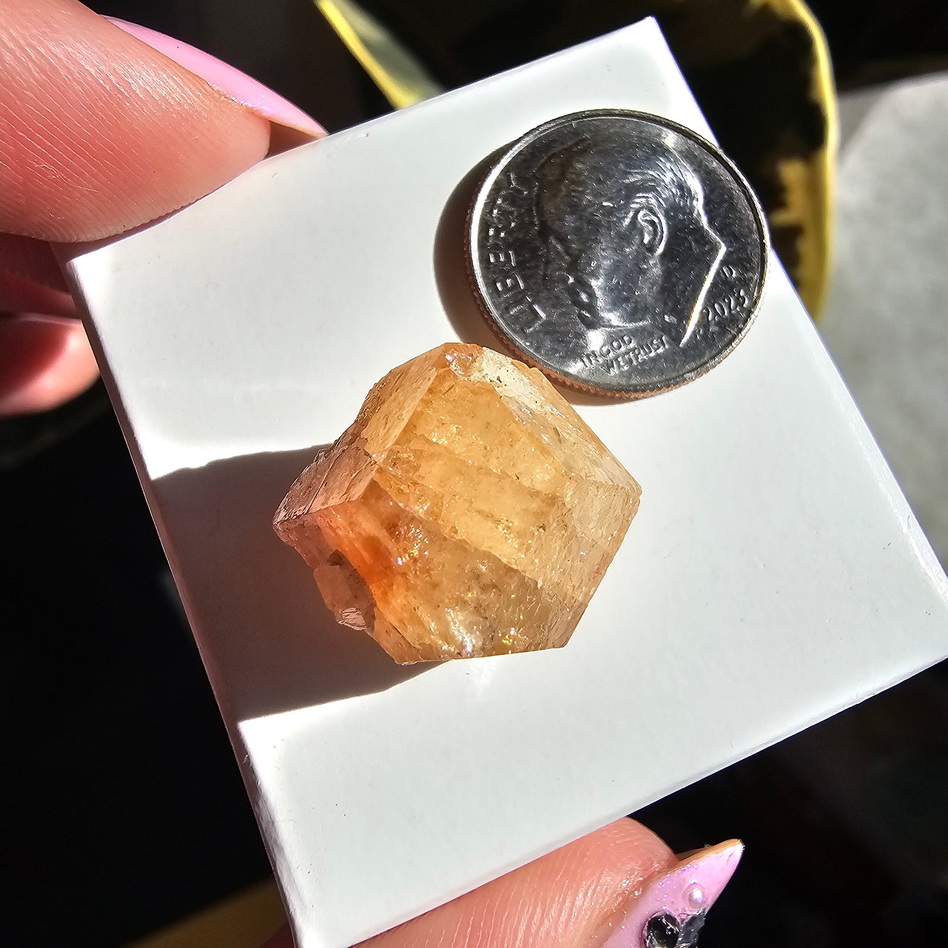 Rare Orange Garnet, 25.7ct Kenyan, Old Stock <100