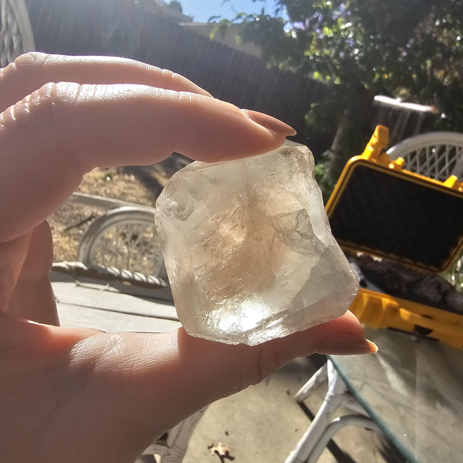 Topaz Crystal, Raw Stunning Bicolor Gem, New Find, Champagne and Faint Blue, High Luster, 143g Big Self Standing, Collector Mineral Specimen