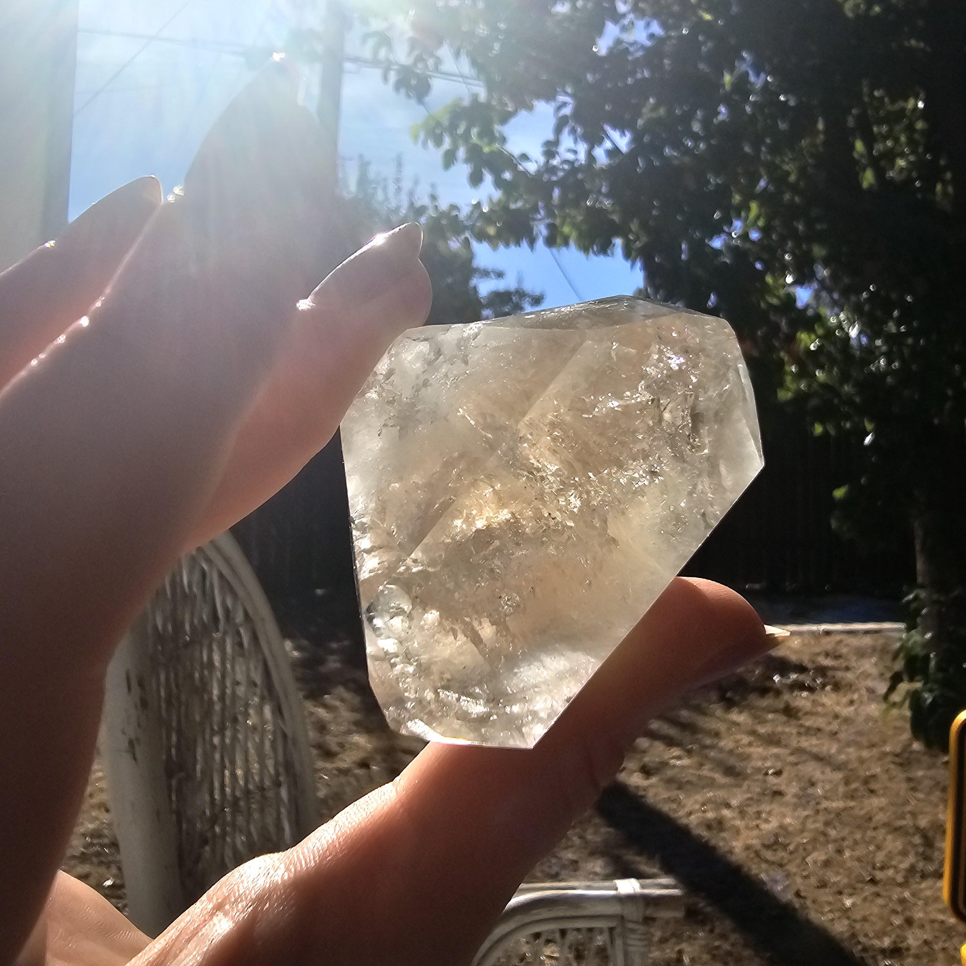 Topaz Crystal, Raw Stunning Bicolor Gem, New Find, Champagne and Faint Blue, High Luster, 143g Big Self Standing, Collector Mineral Specimen