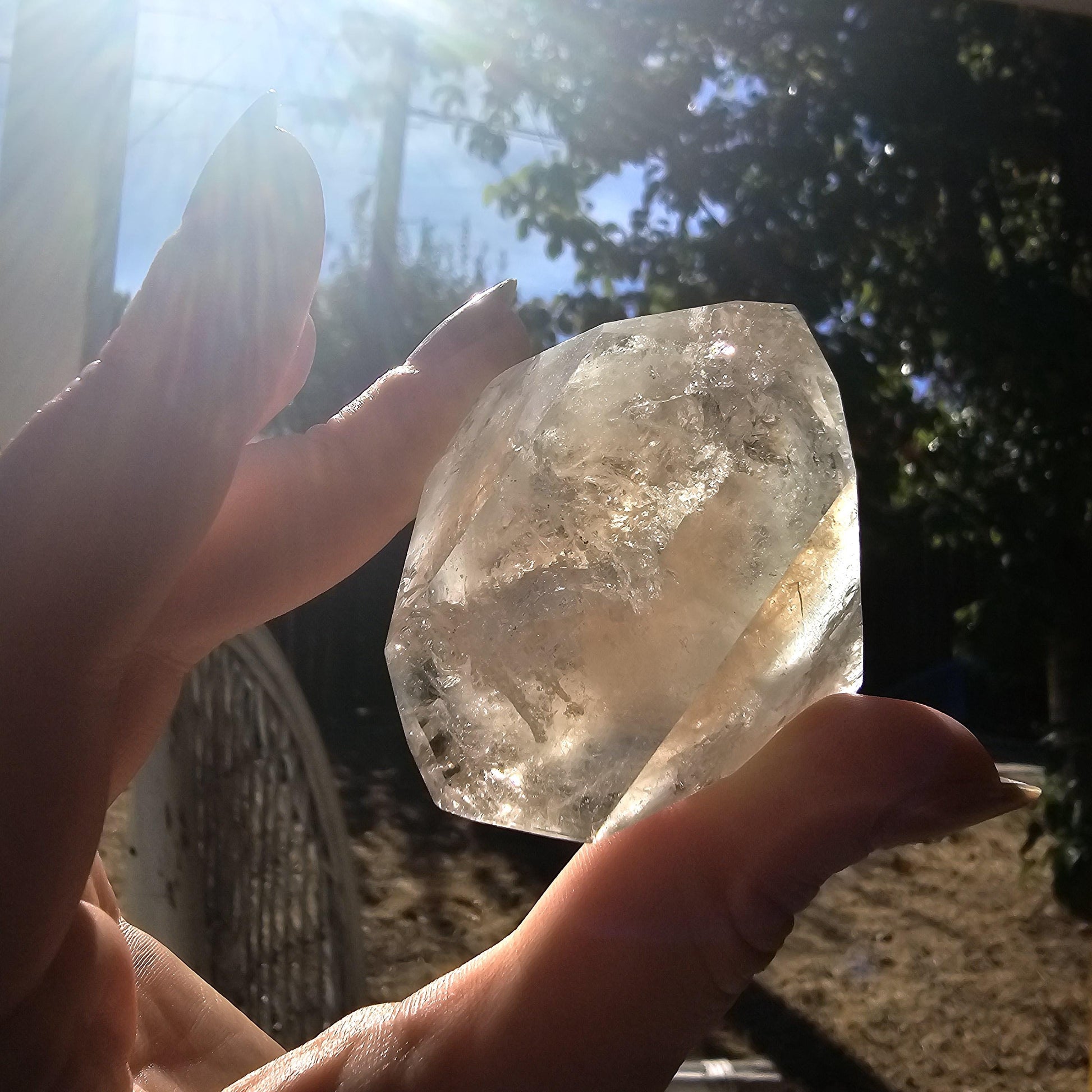 Topaz Crystal, Raw Stunning Bicolor Gem, New Find, Champagne and Faint Blue, High Luster, 143g Big Self Standing, Collector Mineral Specimen