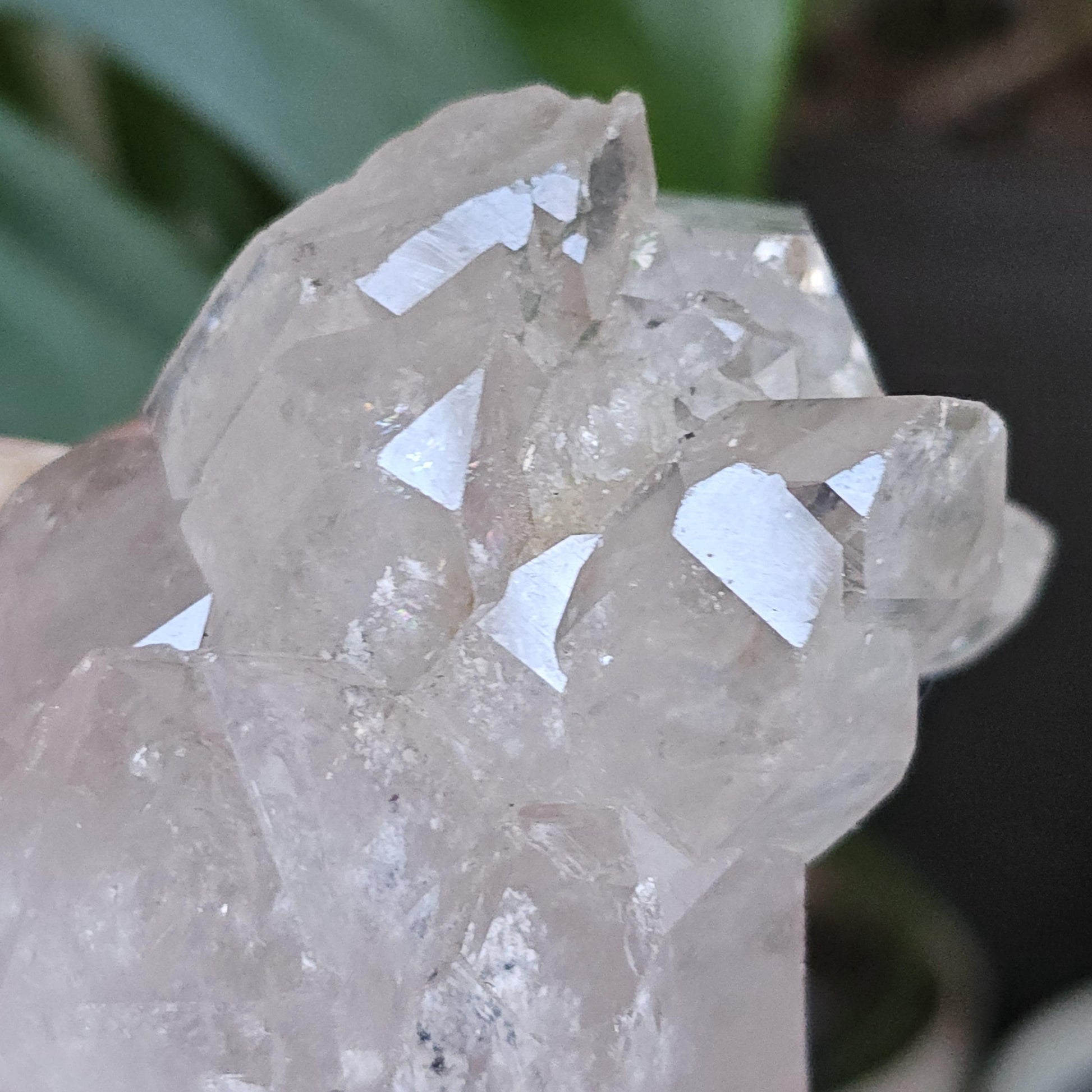 Elestial Castle Quartz Cluster ~ HQ Super Clear, Lustrous Lemurian Crystals