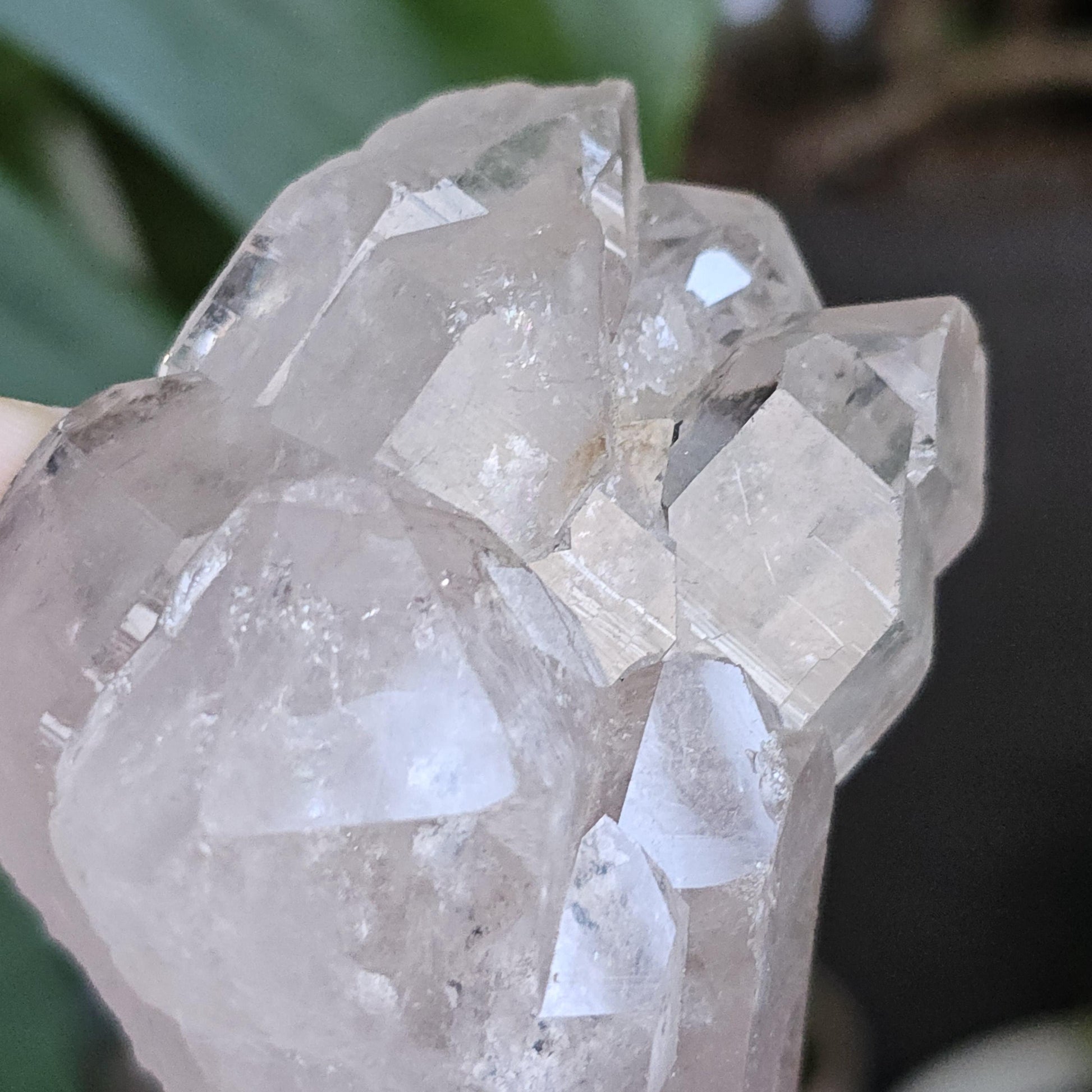 Elestial Castle Quartz Cluster ~ HQ Super Clear, Lustrous Lemurian Crystals