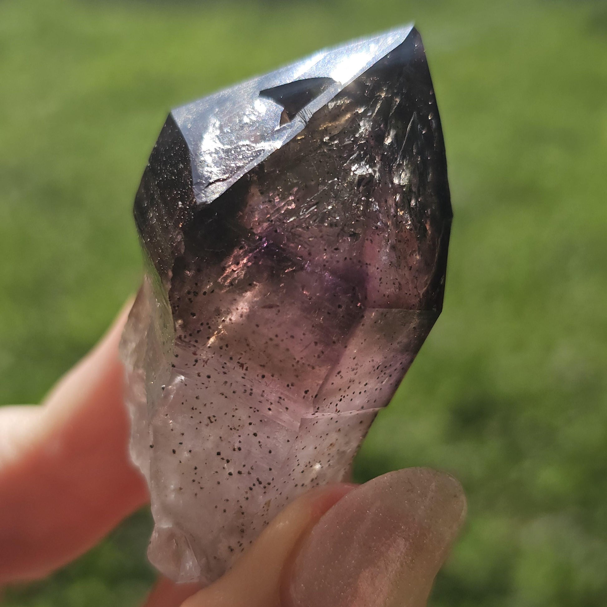 Shangaan Smoky Amethyst Sceptre from Zimbabwe <100