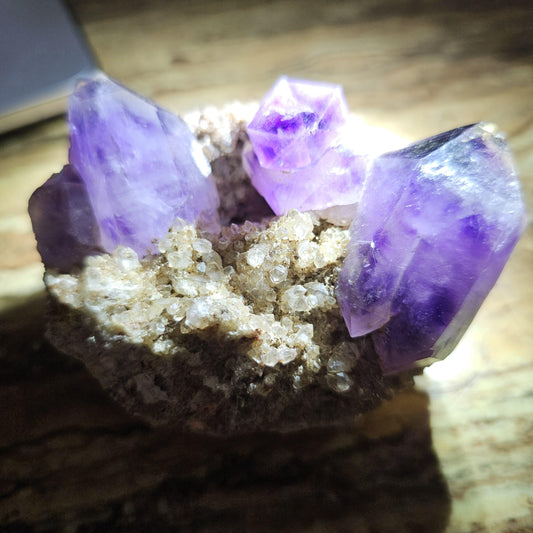 Gorgeous Amethyst on Matrix from Orange River, South Africa