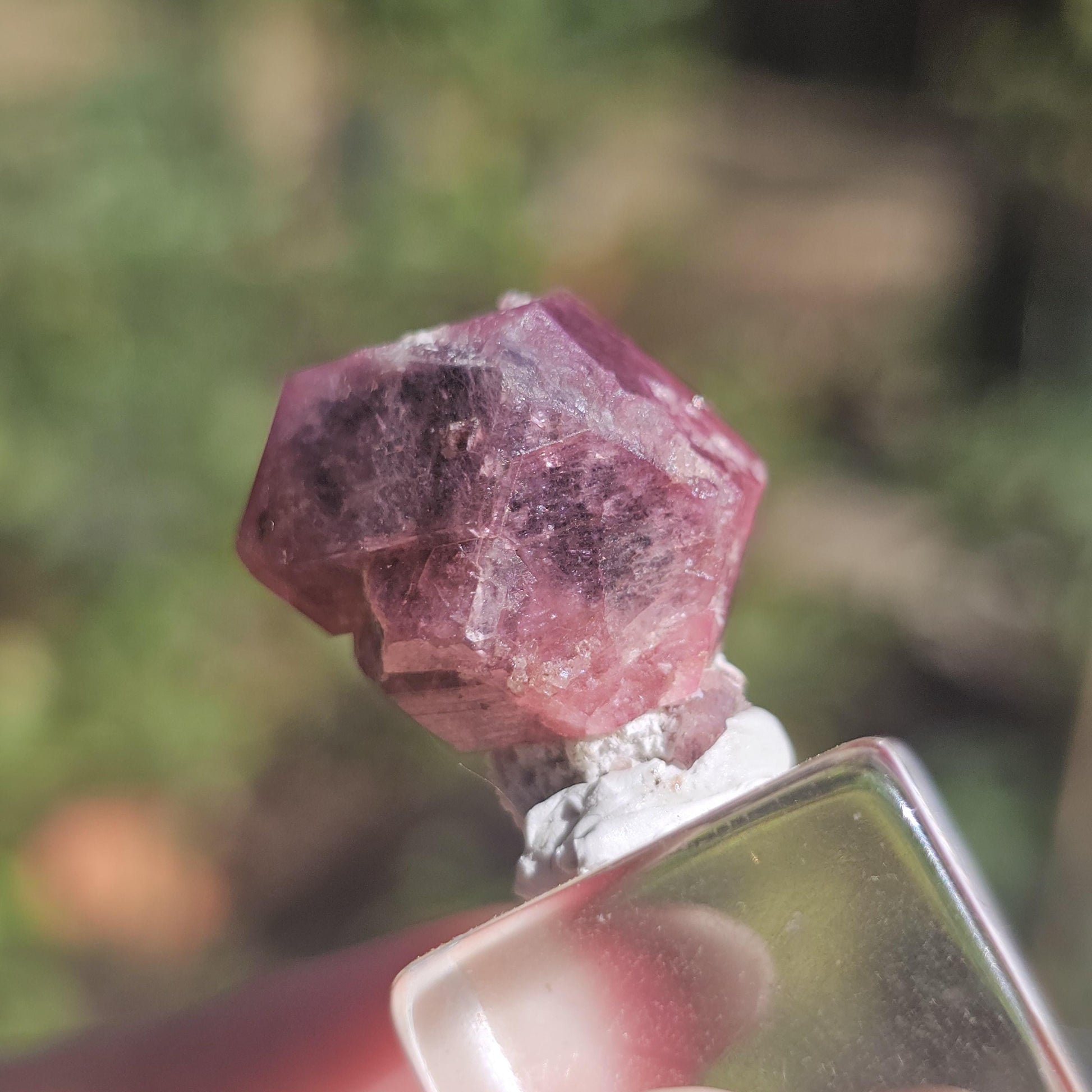 Rare Raspberry Garnet Crystal: Sierra de Cruces, Mexico