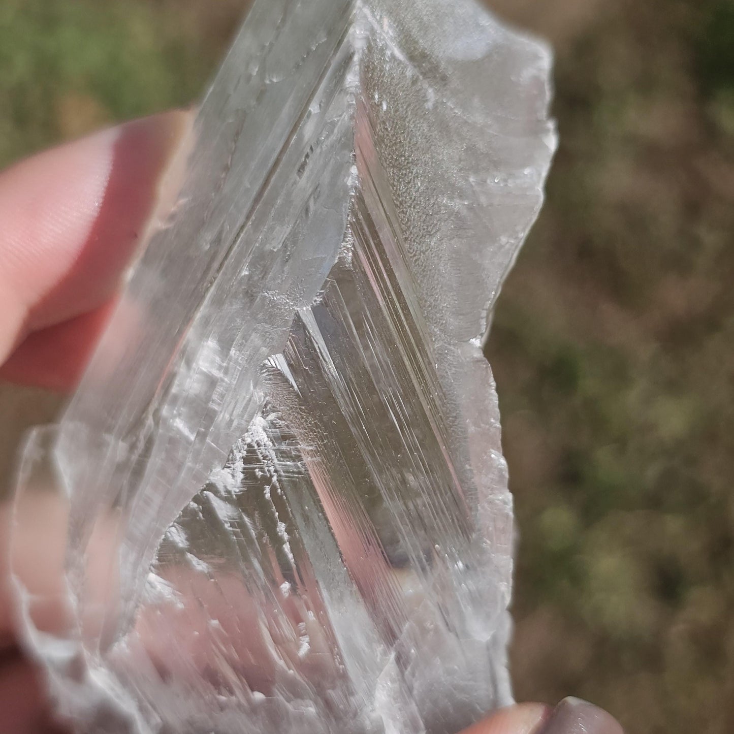 Terminated AAA Selenite Crystal from the Naica Mine in Mexico | Water Clear, Rare Collector Mineral Specimen, Self-standing, Raw & Untreated