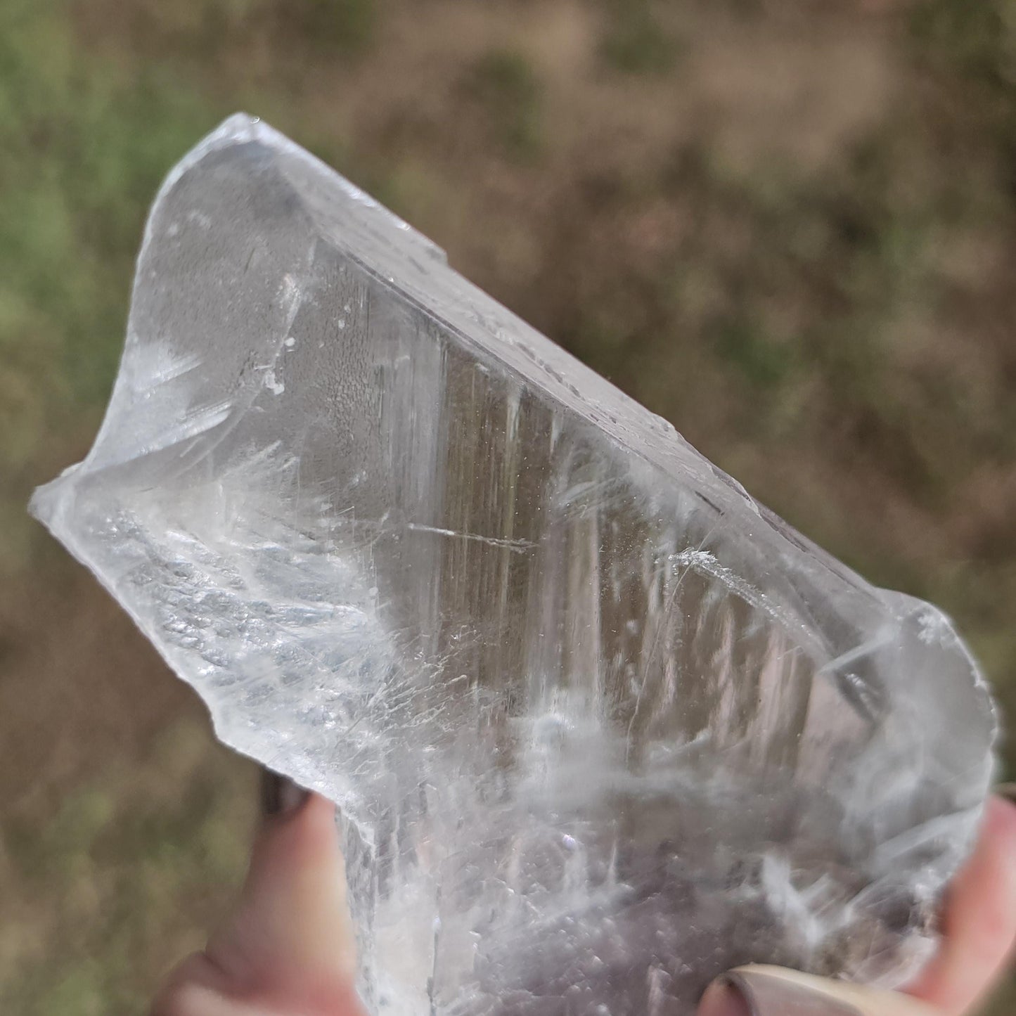 Terminated AAA Selenite Crystal from the Naica Mine in Mexico | Water Clear, Rare Collector Mineral Specimen, Self-standing, Raw & Untreated