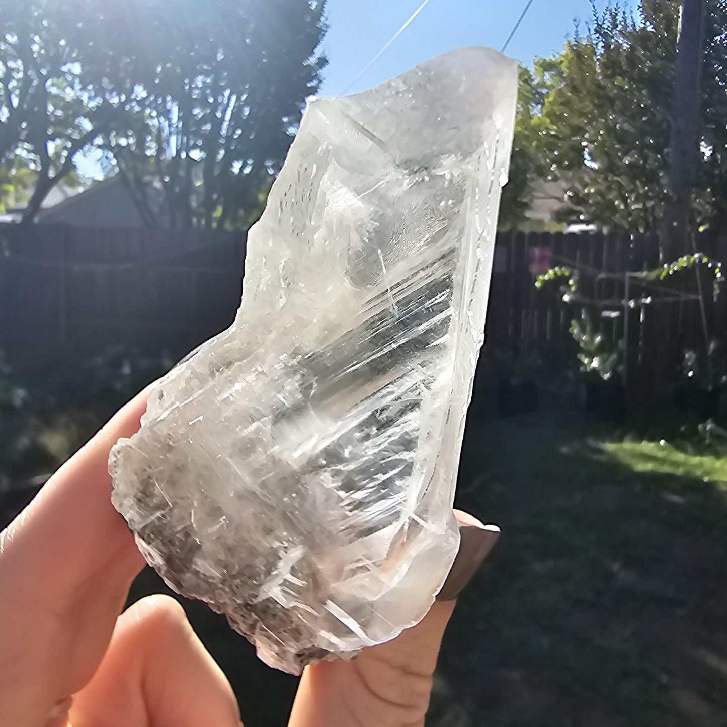 Terminated AAA Selenite Crystal from the Naica Mine in Mexico | Water Clear, Rare Collector Mineral Specimen, Self-standing, Raw & Untreated