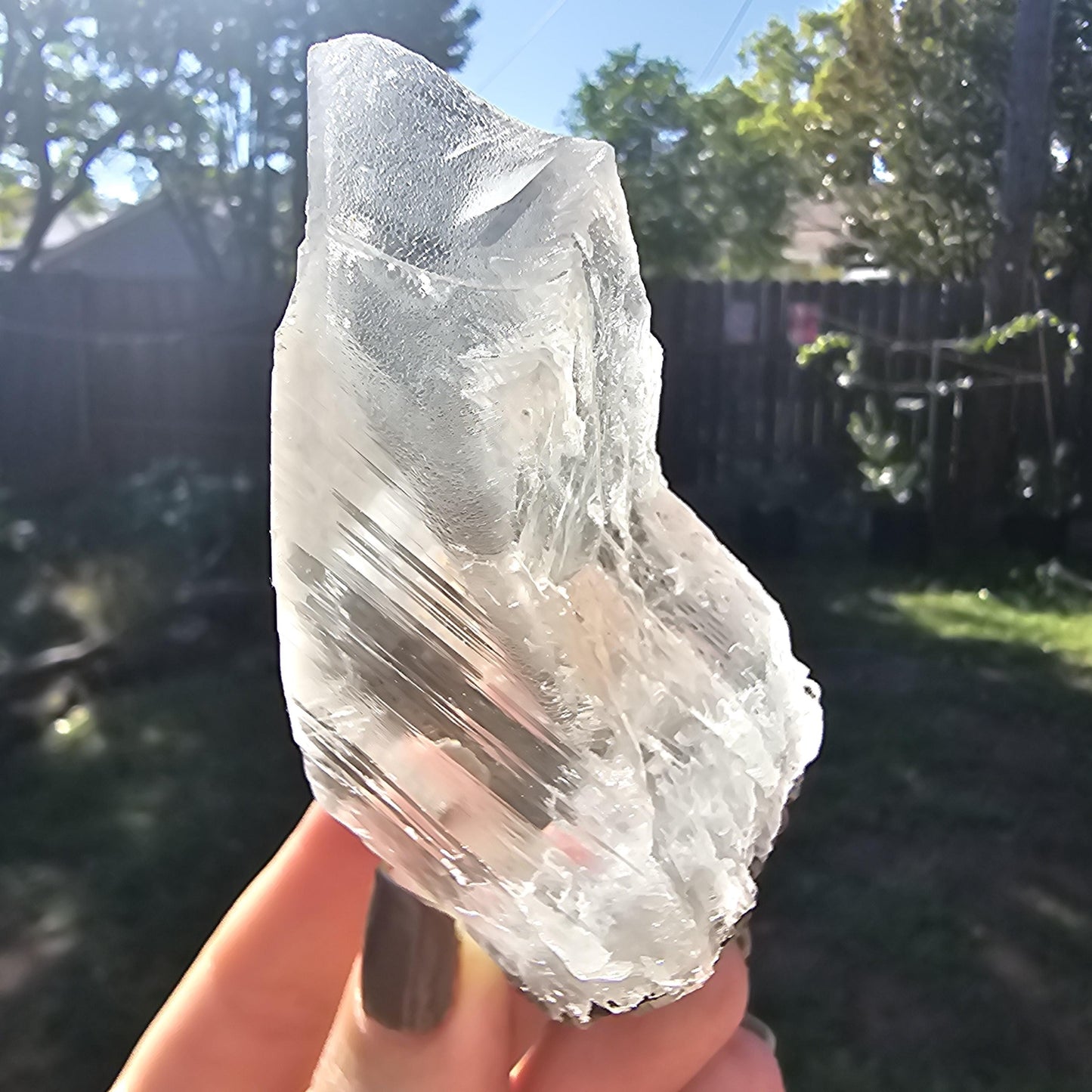 Terminated AAA Selenite Crystal from the Naica Mine in Mexico | Water Clear, Rare Collector Mineral Specimen, Self-standing, Raw & Untreated