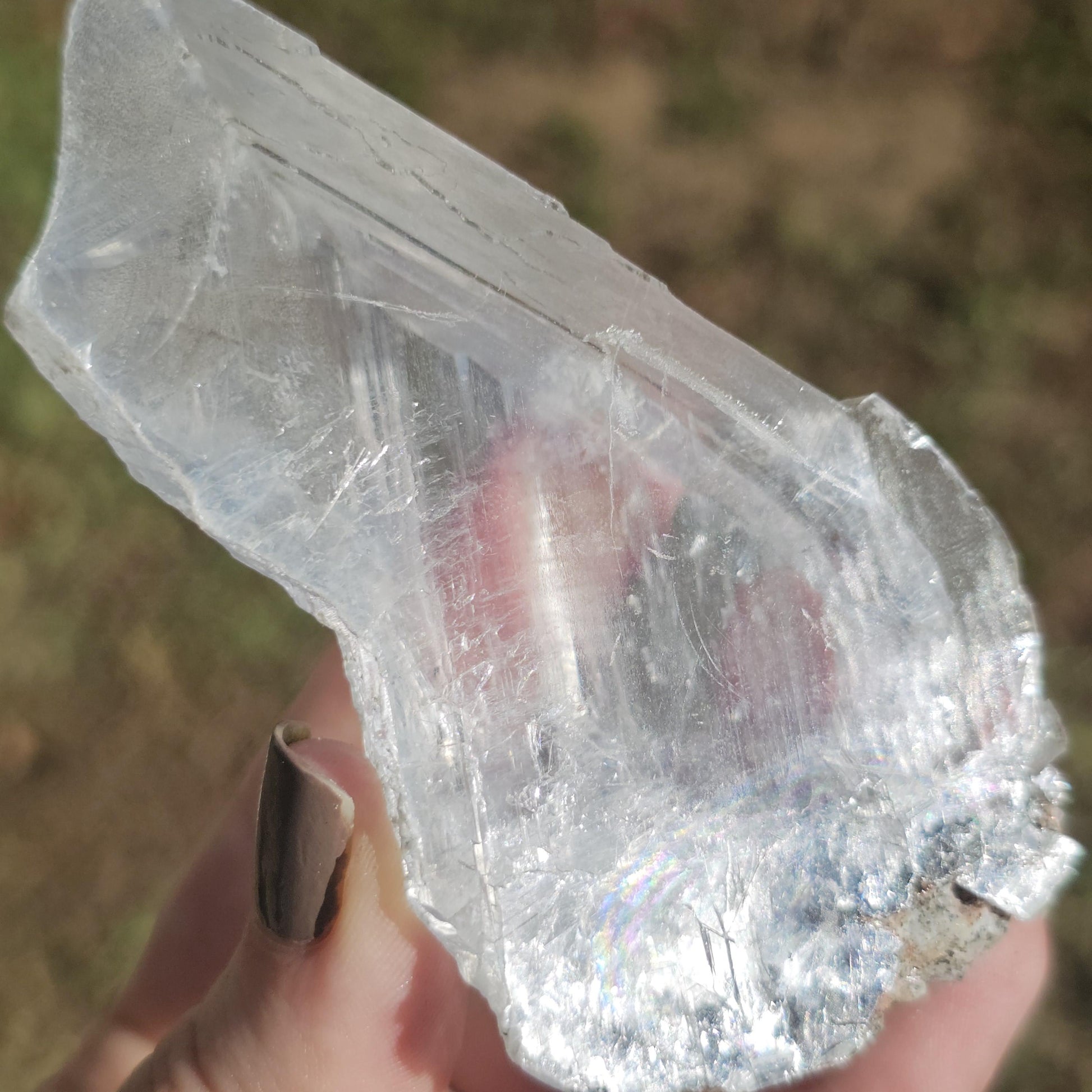 Terminated AAA Selenite Crystal from the Naica Mine in Mexico | Water Clear, Rare Collector Mineral Specimen, Self-standing, Raw & Untreated