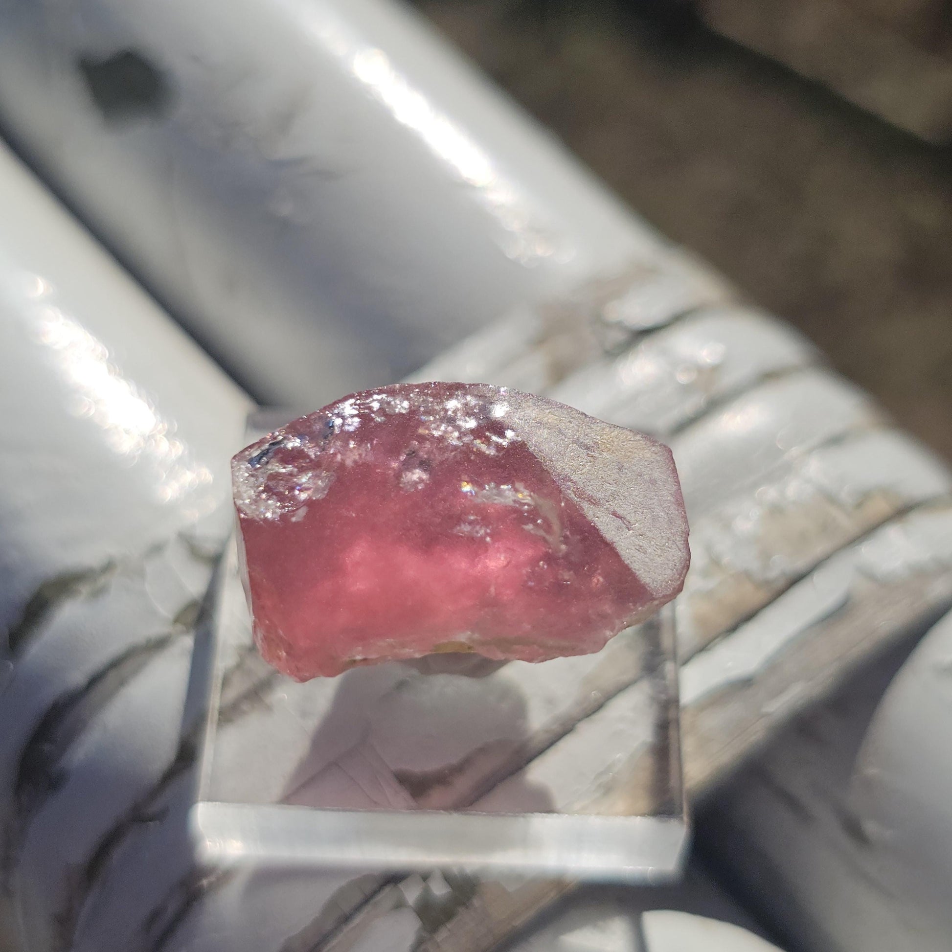 Pink Rubellite Tourmaline Crystal, Himalaya Mine, Oceanview San Diego