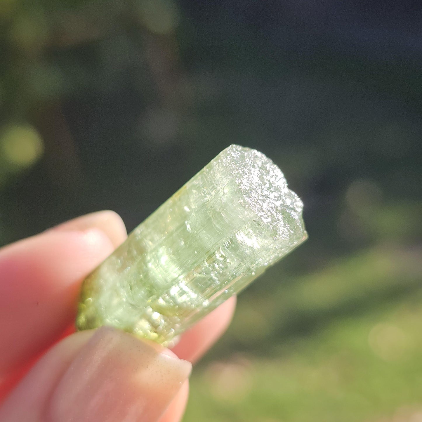 Fairy Castle Elbaite ~ Self-Standing DRC Teal Blue w Green Cap, Rare Raw Tourmaline Collector Specimen w Pointed Termination