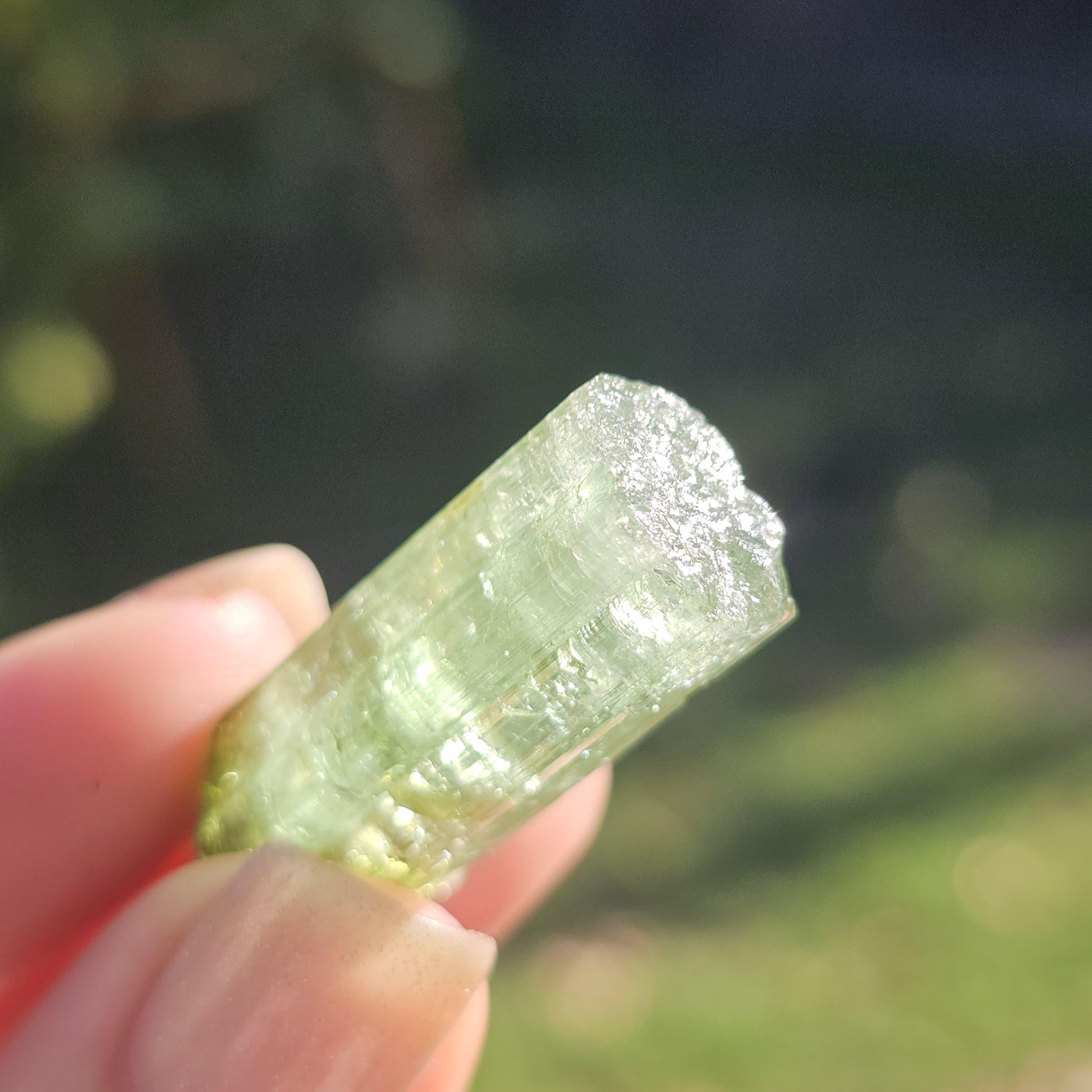 Fairy Castle Elbaite ~ Self-Standing DRC Teal Blue w Green Cap, Rare Raw Tourmaline Collector Specimen w Pointed Termination