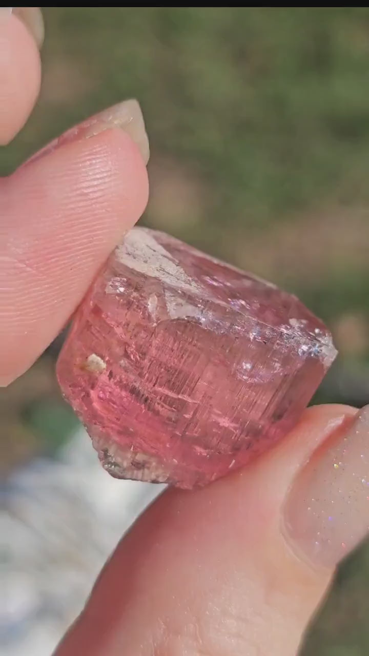 Pink Rubellite Tourmaline Crystal, Himalaya Mine, Oceanview San Diego