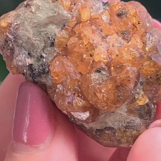 43g Lolindo Spessartine Garnet Cluster <100