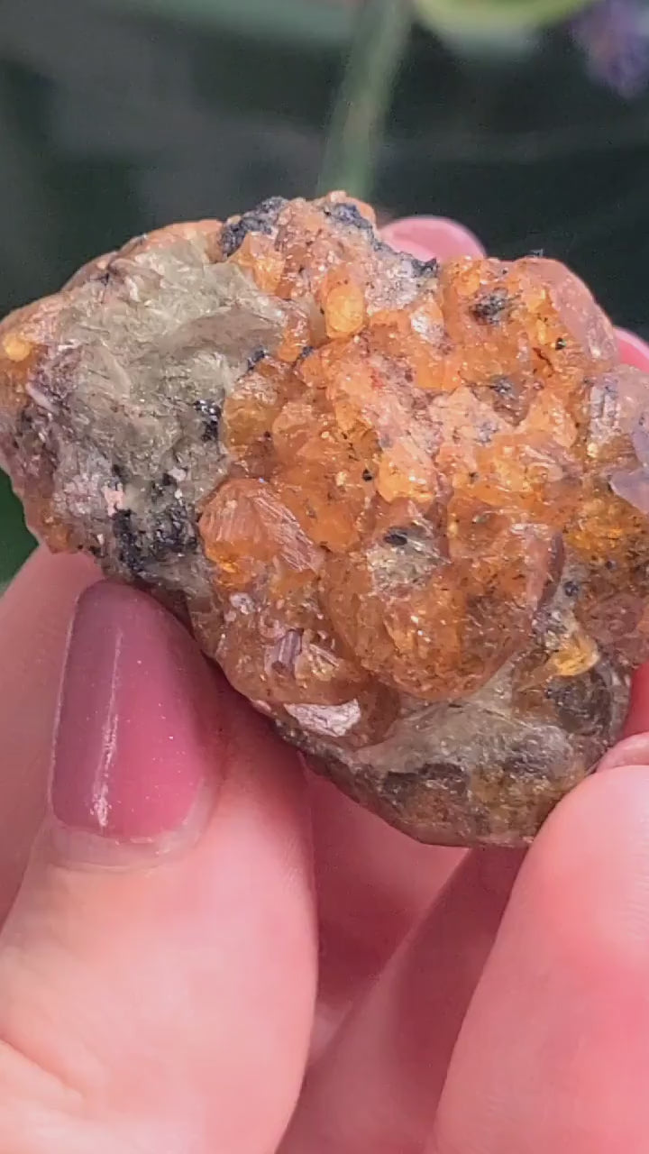 43g Lolindo Spessartine Garnet Cluster <100
