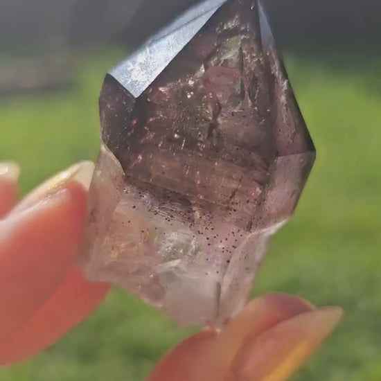 Shangaan Smoky Amethyst Sceptre from Zimbabwe <100