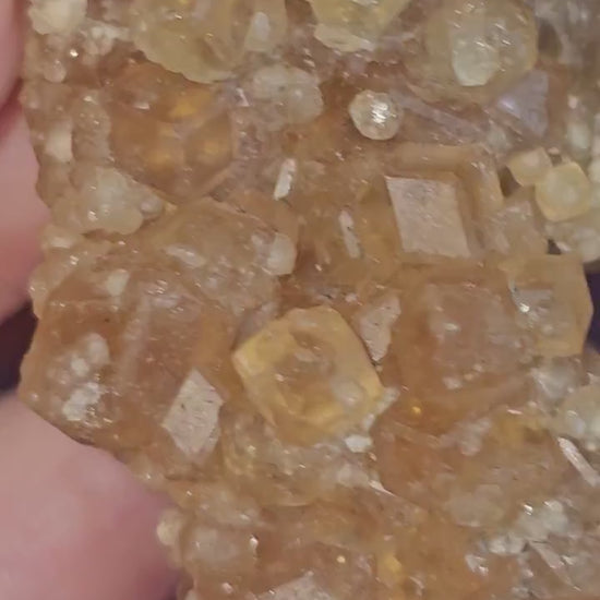 Rare Golden Yellow Spessartine Garnet, 35.4g Floater Crystal Cluster, Rare Raw Natural Gemstone Specimen for Collection, Tanzania Origin