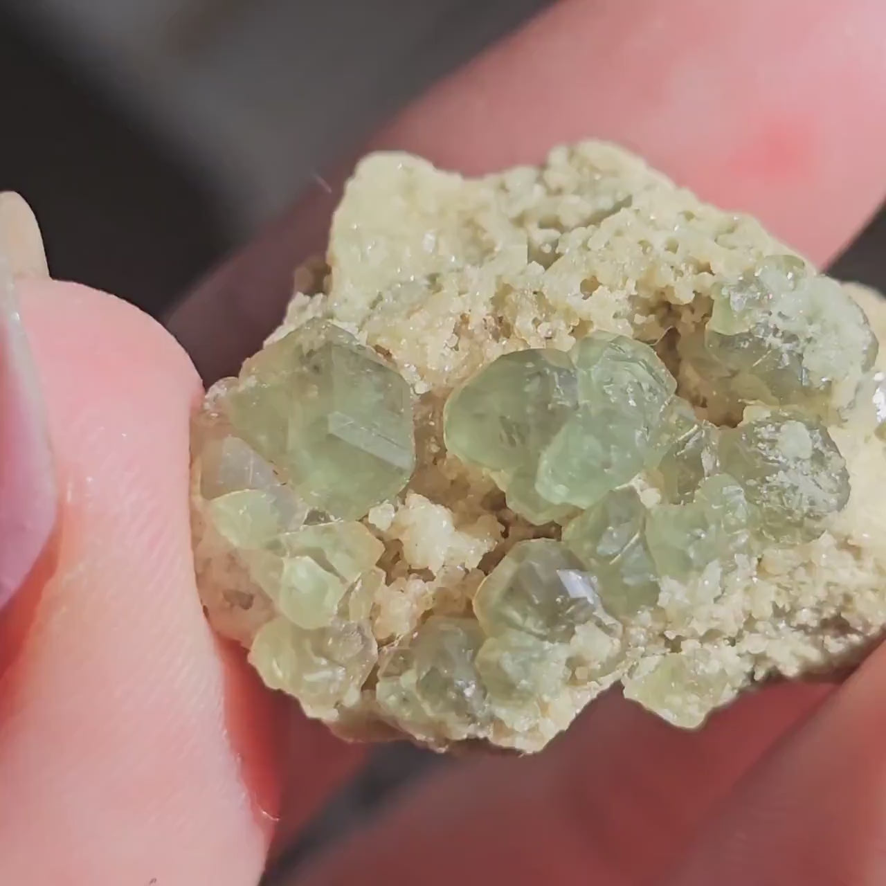 Demantoid Garnet Cluster 9g, Madagascar New Stock <100