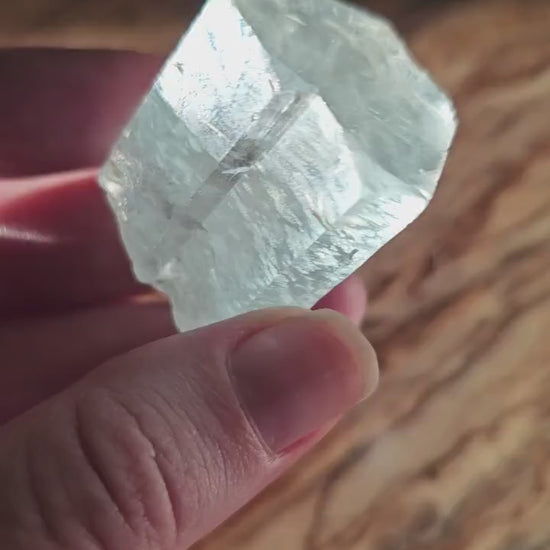 Gorgeous Aquamarine Beryl, 37g Blue Aqua, Silver Mica, Terminated Raw Crystal, High Grade, Baby Blue, Collection, Gemstone, Beryl Specimen