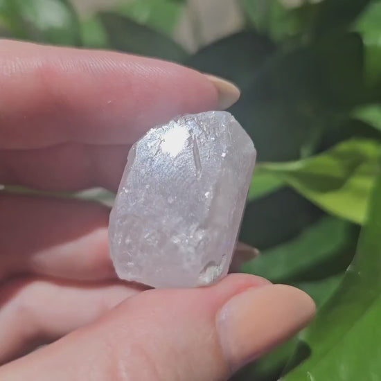 81.5ct Pink Morganite Crystal, Terminated Pale Pink Beryl, Raw Rare Mineral Specimen, Rough Morganite, Skardu Pakistan, Chunky Pocket Stone